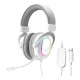 Навушники Fifine H6 RGB 7.1 White (H6W)