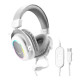 Навушники Fifine H6 RGB 7.1 White (H6W)