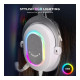 Навушники Fifine H6 RGB 7.1 White (H6W)