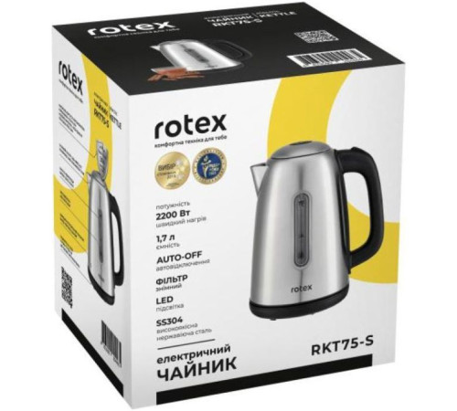Електрочайник Rotex RKT75-S
