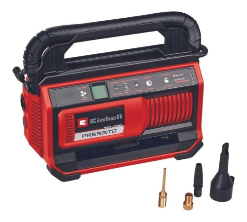 Автомобільний компресор Einhell PRESSITO 18/25, 18В PXC, 10.5бар, (без АКБ та ЗП) (4020420)
