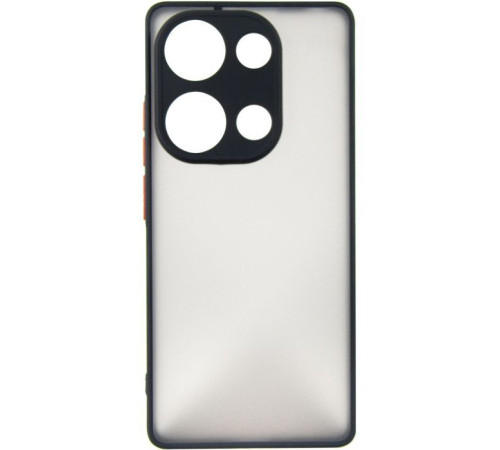 Чохол до мобільного телефона Dengos Matte Xiaomi Redmi Note 13 Pro 4G (black) (DG-TPU-MATT-141)