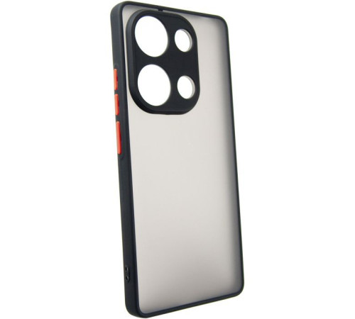 Чохол до мобільного телефона Dengos Matte Xiaomi Redmi Note 13 Pro 4G (black) (DG-TPU-MATT-141)