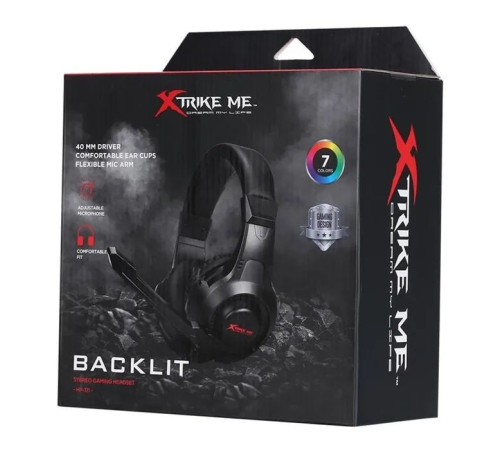 Навушники Xtrike ME HP-311 Rainbow Black (HP-311)