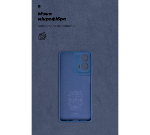 Чохол до мобільного телефона Armorstandart ICON Case Motorola G24 Camera cover Dark Blue (ARM74301)