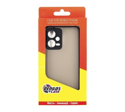 Чохол до мобільного телефона Dengos Kit for Xiaomi Redmi Note 12 5g case + glass (Black) (DG-KM-28)