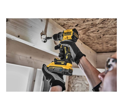 Шуруповерт DeWALT XR Li-Ion PowerStack 18 В, 2x5Ah, 90 Нм, 0-650/0-2000 об/хв, TSTAK (DCD800H2T)