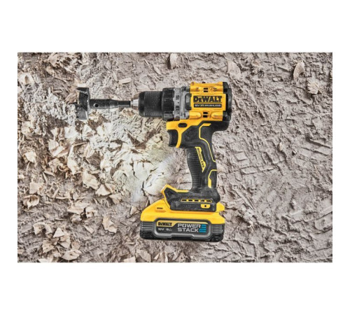 Шуруповерт DeWALT XR Li-Ion PowerStack 18 В, 2x5Ah, 90 Нм, 0-650/0-2000 об/хв, TSTAK (DCD800H2T)