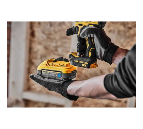 Шуруповерт DeWALT XR Li-Ion PowerStack 18 В, 2x5Ah, 90 Нм, 0-650/0-2000 об/хв, TSTAK (DCD800H2T)