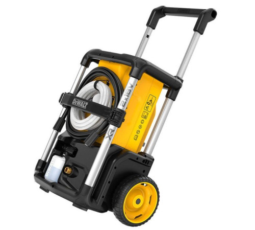 Мийка високого тиску DeWALT XR Li-Ion, 165 бар, шланг 6 м (без АКБ та ЗП) (DCMPW1600N)
