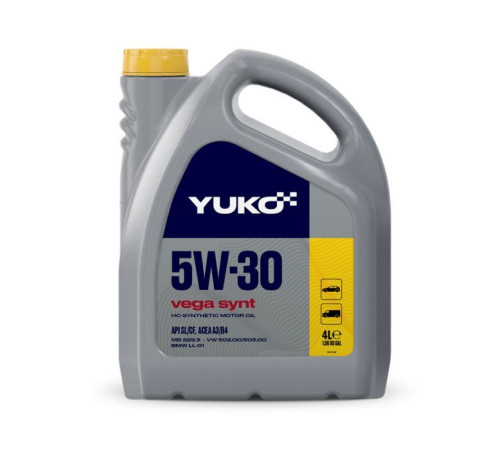 Моторна олива Yuko VEGA SYNT 5W-30 4л (4823110401460)