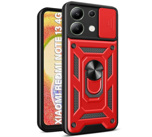 Чохол до мобільного телефона BeCover Military Xiaomi Redmi Note 13 4G Red (710692)