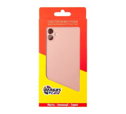 Чохол до мобільного телефона Dengos Samsung Galaxy A04 Case + Glass (Pink) (DG-KM-74)