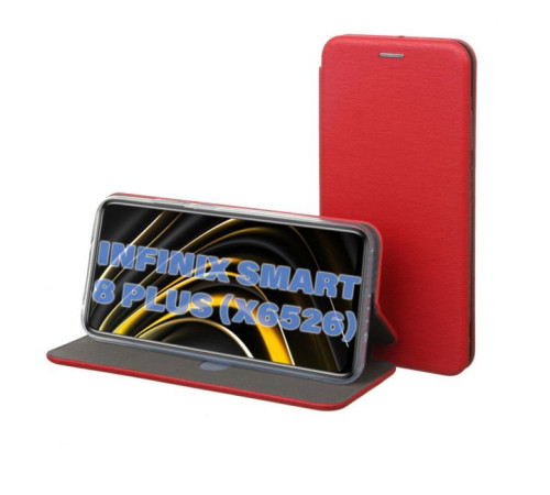 Чохол до мобільного телефона BeCover Exclusive Infinix Smart 8 Plus (X6526) Burgundy Red (711261)