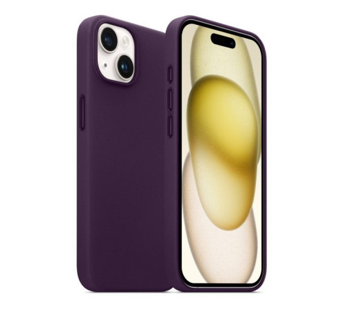 Чохол до мобільного телефона Armorstandart FAKE Leather Case Apple iPhone 15 Deep Purple (ARM76290)