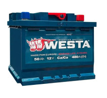 Акумулятор автомобільний Westa 6CT-50 А (0)