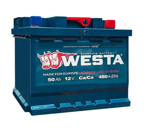 Акумулятор автомобільний Westa 6CT-50 А (0)