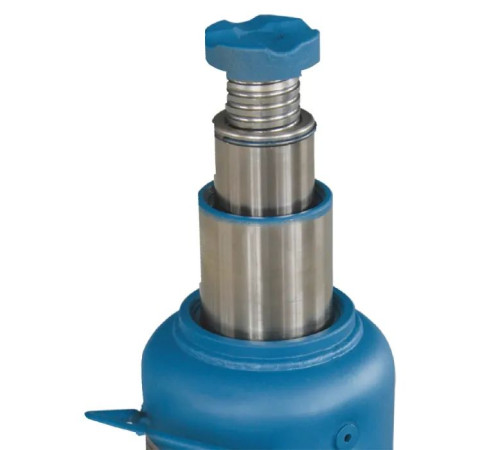 Домкрат GTM гідравлічний пляшковий 10т (210-520мм) двохштоковий (TH810001)