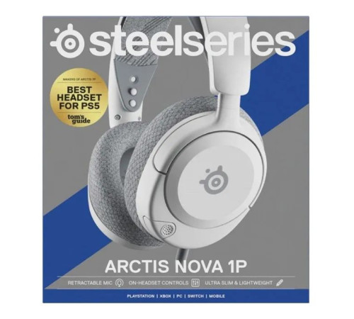 Навушники SteelSeries Arctis Nova 1P White (61612)