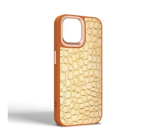 Чехол для мобильного телефона Harder Crocosaur Apple iPhone 15 Beige (ARM76697)