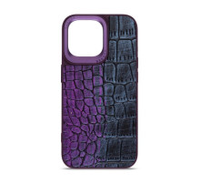 Чехол для мобильного телефона Harder Glamorous Croco Apple iPhone 14 Pro Max Dark Purple (ARM76775)
