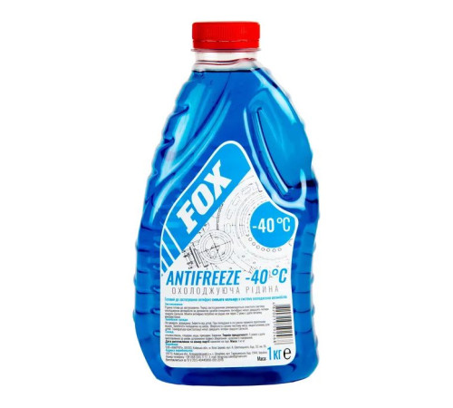 Антифриз Fox -40 Синій 1л