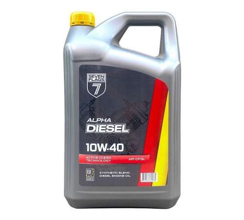 Моторное масло 7FLAGS Alpha DIESEL 10W-40 4,5л