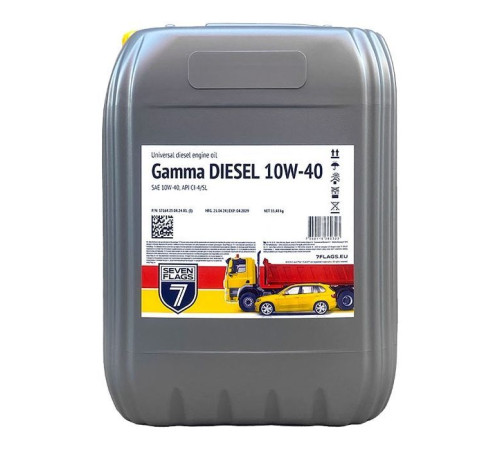Моторна олива 7FLAGS Gamma DIESEL 10W-40 17,5л