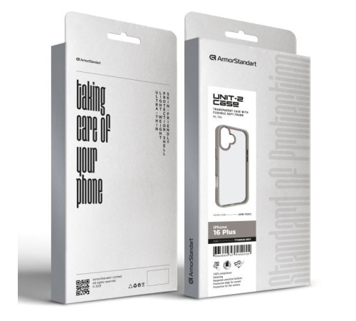 Чохол до мобільного телефона Armorstandart UNIT2 Apple iPhone 16 Plus Titanium Grey (ARM79287)