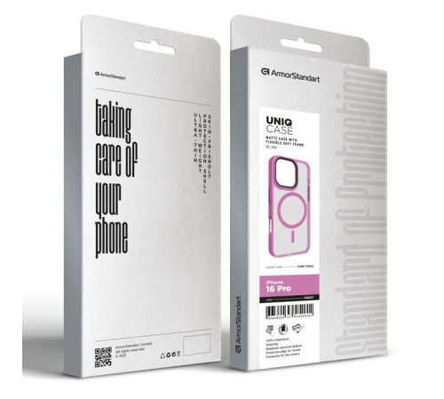 Чохол до мобільного телефона Armorstandart Uniq MagSafe Apple iPhone 16 Pro Violet (ARM79509)