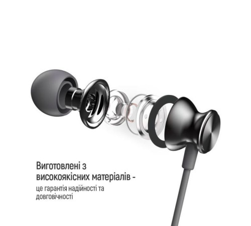 Наушники ColorWay 3.5 mm Wired Earphone UrbanBeat Black (CW-WD03BK)