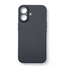 Чохол до мобільного телефона BeCover Carbonite Case (MagSafe) для Apple iPhone 16 Black (712067)