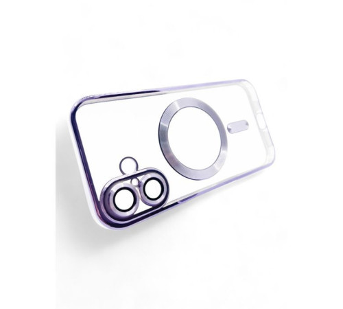 Чохол до мобільного телефона BeCover TPU Chrome Case (MagSafe) для Apple iPhone 16 Plus Purple (712079)