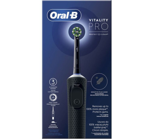 Електрична зубна щітка Oral-B D103.413.3 PRO Black