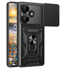 Чохол до мобільного телефона BeCover Military Poco F6 Black (712165)