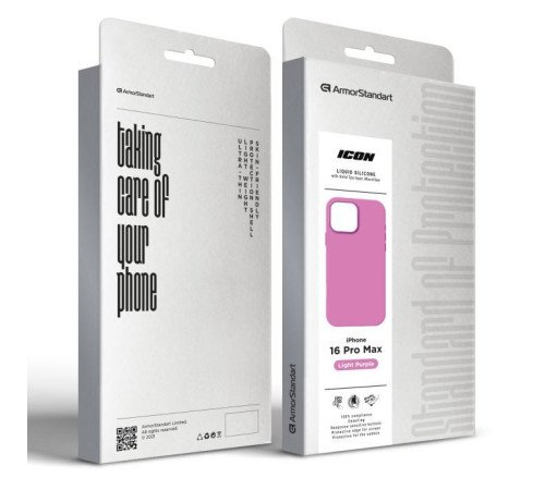 Чохол до мобільного телефона Armorstandart ICON2 Case Apple iPhone 16 Pro Max Light Purple (ARM79642)