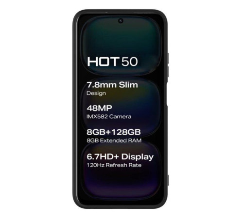 Чохол до мобільного телефона BeCover Infinix Hot 50 (X6720) Black (712282)