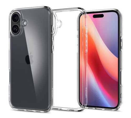 Чохол до мобільного телефона Spigen iPhone 16 Plus Ultra Hybrid Crystal Clear (ACS08069)