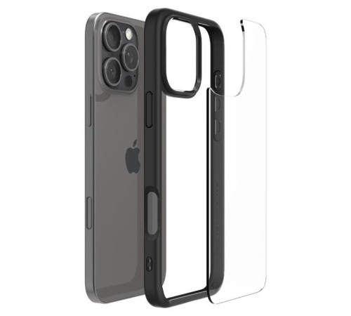 Чохол до мобільного телефона Spigen iPhone 16 Pro Max Ultra Hybrid Matte Black (ACS07996)
