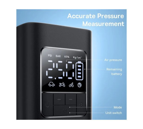 Автомобильный компрессор Baseus Super Mini Pro Black (C1115930011100)