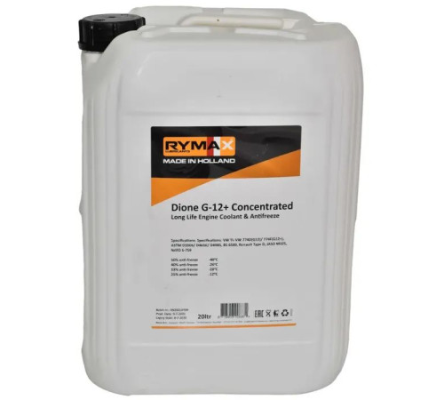 Антифриз RYMAX Dione G12+, 20л. червоний