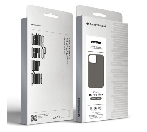 Чохол до мобільного телефона Armorstandart ICON2 Case Apple iPhone 16 Pro Max Stone Grey (ARM81306)