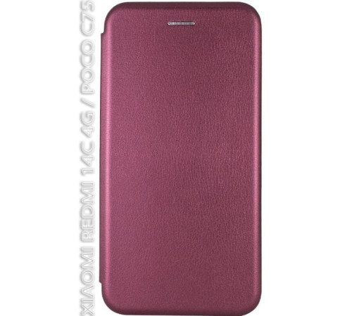 Чохол до мобільного телефона BeCover Exclusive Xiaomi Redmi 14C 4G / Poco C75 Red Wine (712511)