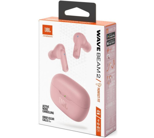 Наушники JBL Wave Beam 2 Pink (JBLWBEAM2PIK)