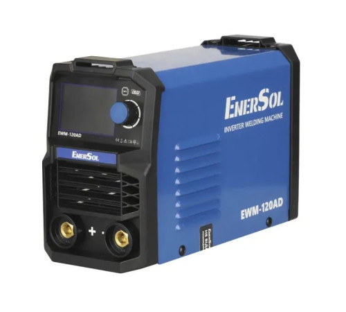 Зварювальний апарат Enersol інверторний, 20-120 A, 5.1 кВт, 2.8 кг (EWM-120AD)