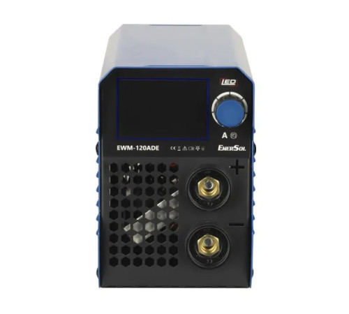 Зварювальний апарат Enersol інверторний, 20-120 A, 5.1 кВт, 2.9 кг (EWM-120ADE)