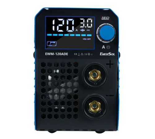 Зварювальний апарат Enersol інверторний, 20-120 A, 5.1 кВт, 2.9 кг (EWM-120ADE)