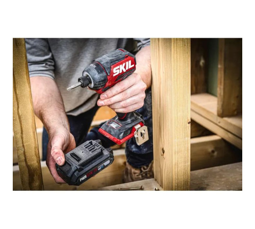 Гайковерт Skil акумуляторний безщітковий ударний 3225 CA Compact , 2.5Ah (SD1E3225CA+BC1E3110AA)