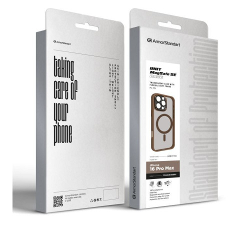 Чохол до мобільного телефона Armorstandart Unit MagSafe SE Apple iPhone 16 Pro Max Titanium Desert (ARM81152)