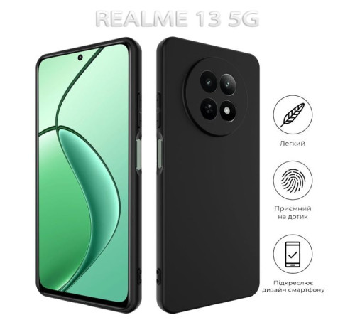 Чохол до мобільного телефона BeCover Realme 13 5G Black (712763)